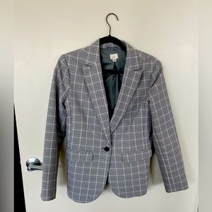 A New Day checked blazer. Size 8. Never worn.